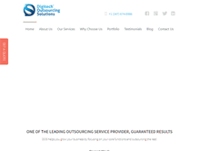 Tablet Screenshot of digitechoutsourcingsolutions.com